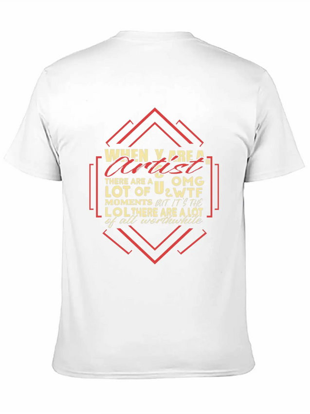 Artist Lightweight Cotton T-Shirt – Daily Comfort Graphic Shirt