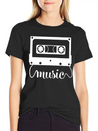 Audio Cassette Funny Lightweight Cotton T-Shirt – Daily Comfort Graphic Shirt