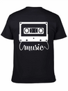 Audio Cassette Funny Lightweight Cotton T-Shirt – Daily Comfort Graphic Shirt