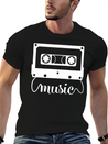 Audio Cassette Funny Lightweight Cotton T-Shirt – Daily Comfort Graphic Shirt