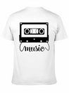 Audio Cassette Funny Lightweight Cotton T-Shirt – Daily Comfort Graphic Shirt