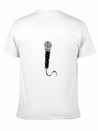 Audio Microphone Musical Instrument Gift Present Lightweight Cotton T-Shirt – Daily Comfort Graphic Shirt