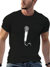 Audio Microphone Musical Instrument Gift Present Lightweight Cotton T-Shirt – Daily Comfort Graphic Shirt