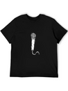 Audio Microphone Musical Instrument Gift Present Lightweight Cotton T-Shirt – Daily Comfort Graphic Shirt