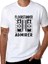 Audiophile Floorstander Admirer Audio Engineer Lightweight Cotton T-Shirt – Daily Comfort Graphic Shirt