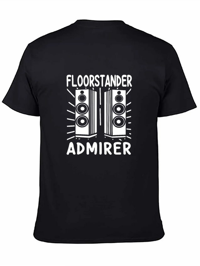Audiophile Floorstander Admirer Audio Engineer Lightweight Cotton T-Shirt – Daily Comfort Graphic Shirt