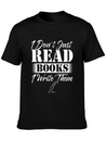 Author Book Writer Literature Bookworm Writing Lightweight Cotton T-Shirt – Daily Comfort Graphic Shirt