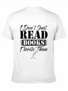 Author Book Writer Literature Bookworm Writing Lightweight Cotton T-Shirt – Daily Comfort Graphic Shirt