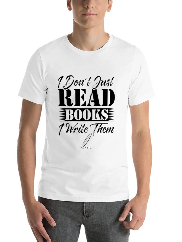 Author Book Writer Literature Bookworm Writing Lightweight Cotton T-Shirt – Daily Comfort Graphic Shirt