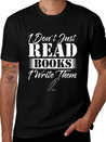 Author Book Writer Literature Bookworm Writing Lightweight Cotton T-Shirt – Daily Comfort Graphic Shirt