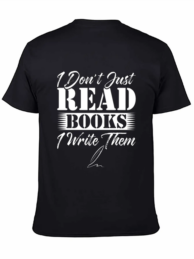 Author Book Writer Literature Bookworm Writing Lightweight Cotton T-Shirt – Daily Comfort Graphic Shirt