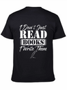 Author Book Writer Literature Bookworm Writing Lightweight Cotton T-Shirt – Daily Comfort Graphic Shirt