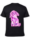 Aww The Cutest Pinkish Rabbit In The World Lightweight Cotton T-Shirt – Daily Comfort Graphic Shirt