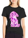 Aww The Cutest Pinkish Rabbit In The World Lightweight Cotton T-Shirt – Daily Comfort Graphic Shirt