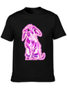 Aww The Cutest Pinkish Rabbit In The World Lightweight Cotton T-Shirt – Daily Comfort Graphic Shirt