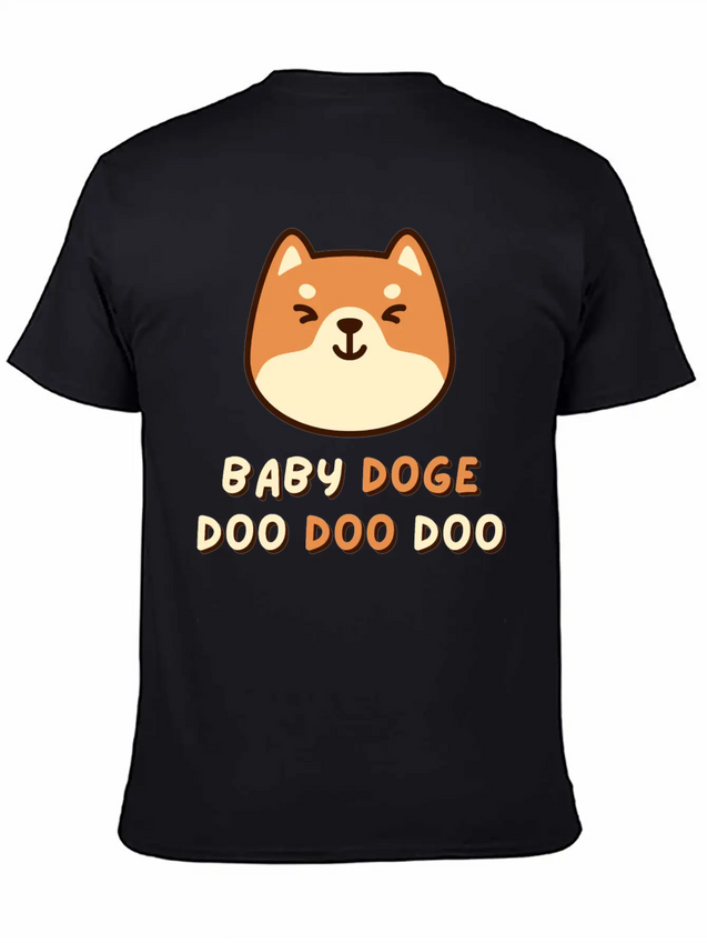 Baby Doge Doo Doo Doo Shirt / Dogecoin Crypto Gift Lightweight Cotton T-Shirt – Daily Comfort Graphic Shirt