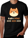 Baby Doge Doo Doo Doo Shirt / Dogecoin Crypto Gift Lightweight Cotton T-Shirt – Daily Comfort Graphic Shirt