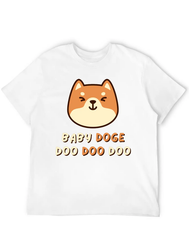 Baby Doge Doo Doo Doo Shirt / Dogecoin Crypto Gift Lightweight Cotton T-Shirt – Daily Comfort Graphic Shirt