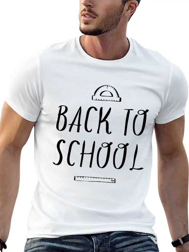 Back To School Lightweight Cotton T-Shirt – Daily Comfort Graphic Shirt
