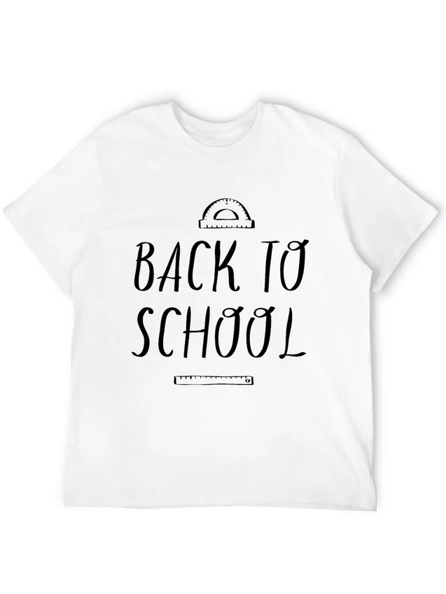Back To School Lightweight Cotton T-Shirt – Daily Comfort Graphic Shirt