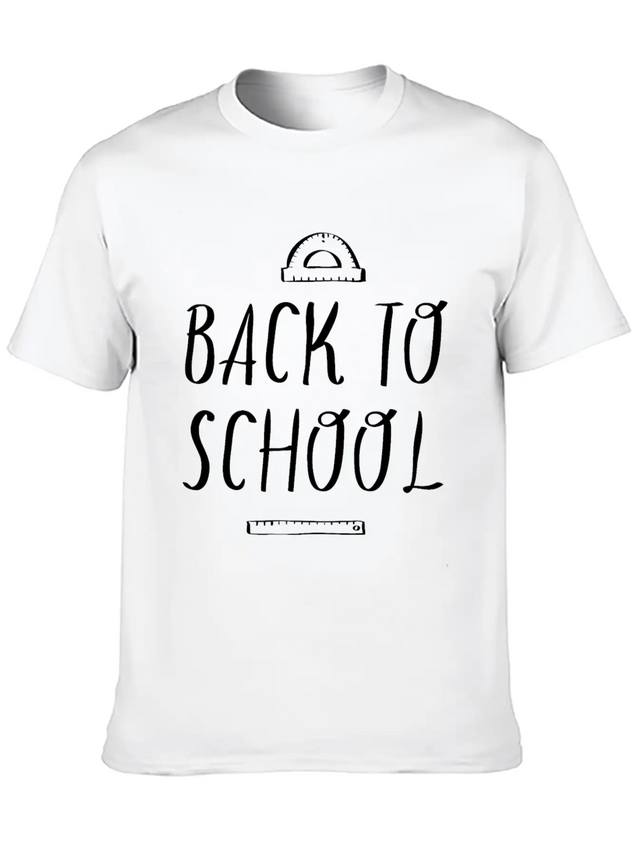 Back To School Lightweight Cotton T-Shirt – Daily Comfort Graphic Shirt