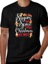 Bake Baking Christmas Cookie Lightweight Cotton T-Shirt – Daily Comfort Graphic Shirt