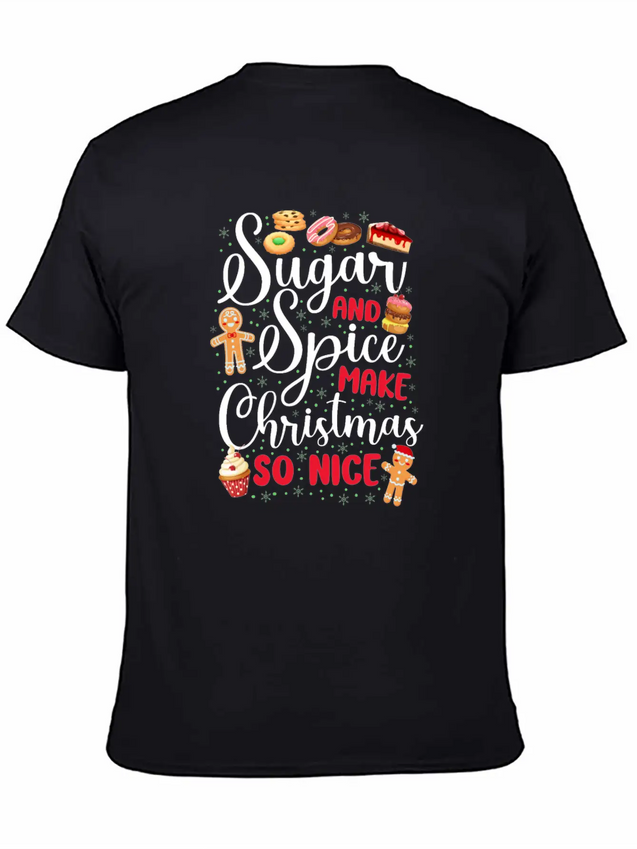 Bake Baking Christmas Cookie Lightweight Cotton T-Shirt – Daily Comfort Graphic Shirt