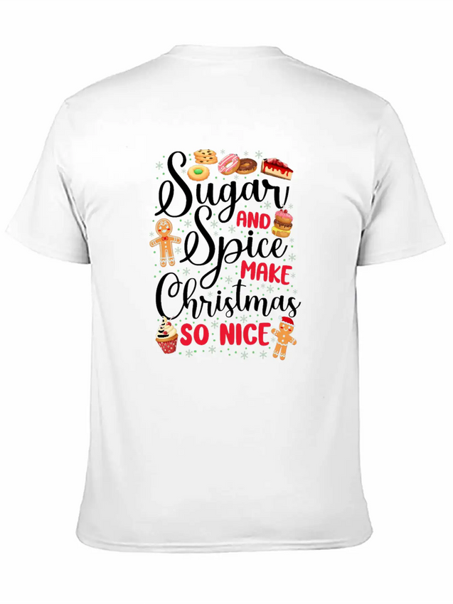 Bake Baking Christmas Cookie Lightweight Cotton T-Shirt – Daily Comfort Graphic Shirt