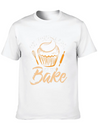 Baker Baking Bakery Bake Bread Cupcake Cake Gift Lightweight Cotton T-Shirt – Daily Comfort Graphic Shirt