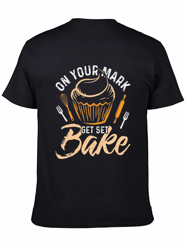 Baker Baking Bakery Bake Bread Cupcake Cake Gift Lightweight Cotton T-Shirt – Daily Comfort Graphic Shirt