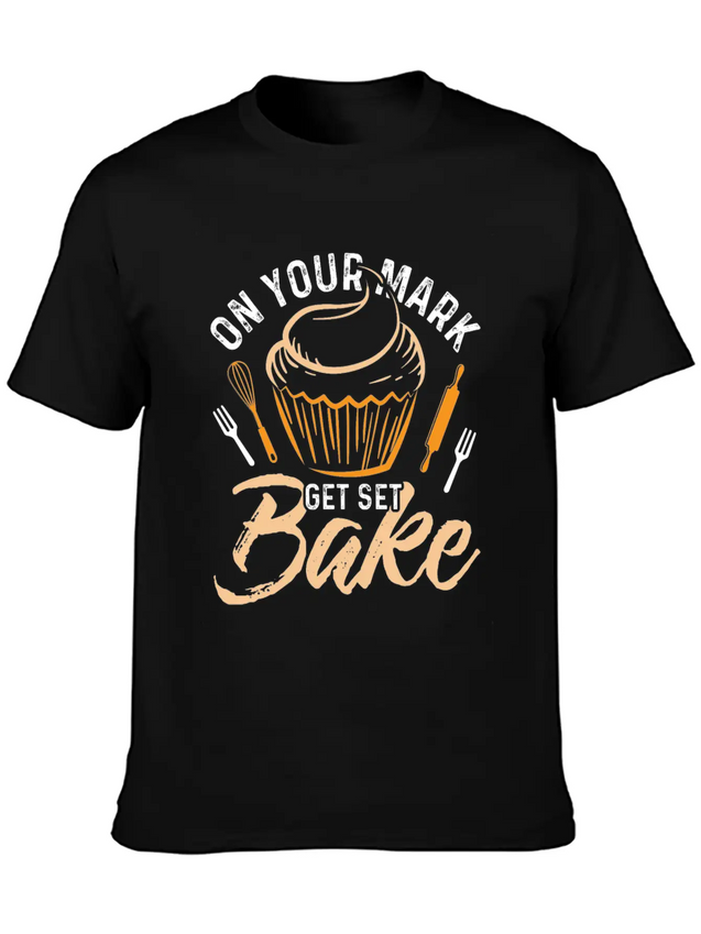 Baker Baking Bakery Bake Bread Cupcake Cake Gift Lightweight Cotton T-Shirt – Daily Comfort Graphic Shirt
