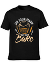 Baker Baking Bakery Bake Bread Cupcake Cake Gift Lightweight Cotton T-Shirt – Daily Comfort Graphic Shirt