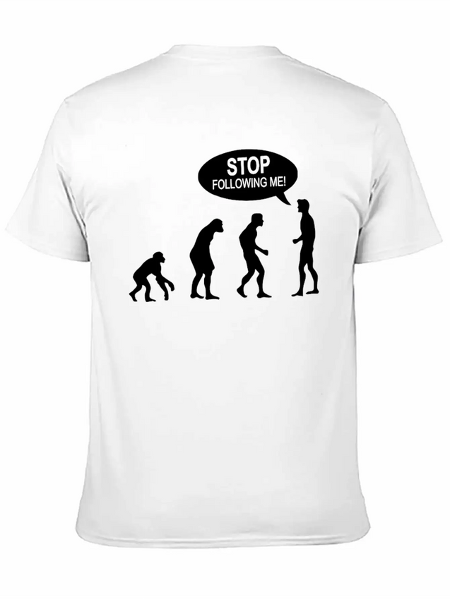 Banksy Funny Human Evolution Indie Lightweight Cotton T-Shirt – Daily Comfort Graphic Shirt