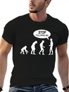 Banksy Funny Human Evolution Indie Lightweight Cotton T-Shirt – Daily Comfort Graphic Shirt