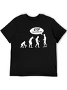 Banksy Funny Human Evolution Indie Lightweight Cotton T-Shirt – Daily Comfort Graphic Shirt