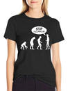 Banksy Funny Human Evolution Indie Lightweight Cotton T-Shirt – Daily Comfort Graphic Shirt