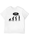 Banksy Funny Human Evolution Indie Lightweight Cotton T-Shirt – Daily Comfort Graphic Shirt