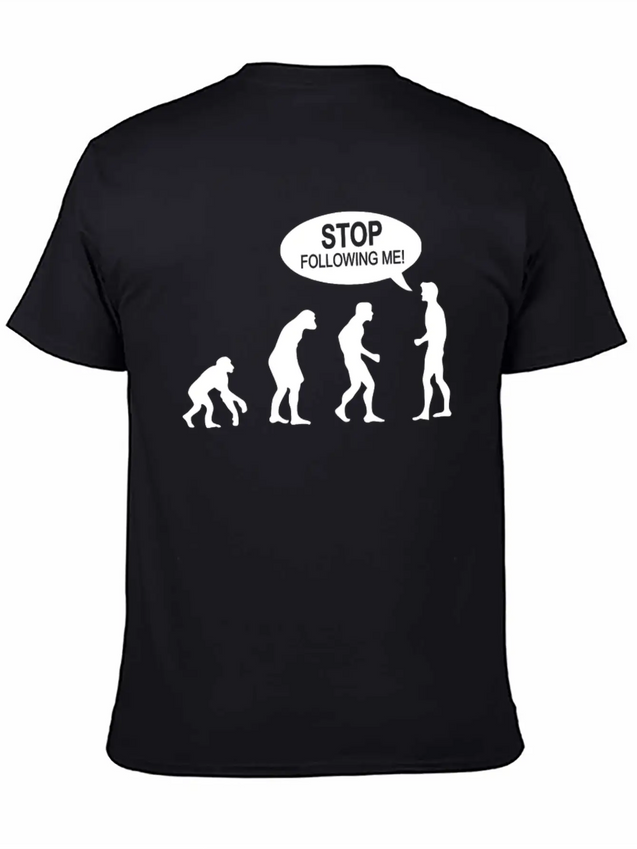 Banksy Funny Human Evolution Indie Lightweight Cotton T-Shirt – Daily Comfort Graphic Shirt