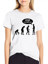 Banksy Funny Human Evolution Indie Lightweight Cotton T-Shirt – Daily Comfort Graphic Shirt