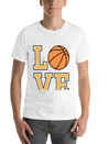 Basketball Love Lightweight Cotton T-Shirt – Daily Comfort Graphic Shirt