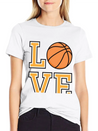 Basketball Love Lightweight Cotton T-Shirt – Daily Comfort Graphic Shirt