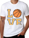 Basketball Love Lightweight Cotton T-Shirt – Daily Comfort Graphic Shirt