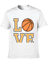 Basketball Love Lightweight Cotton T-Shirt – Daily Comfort Graphic Shirt