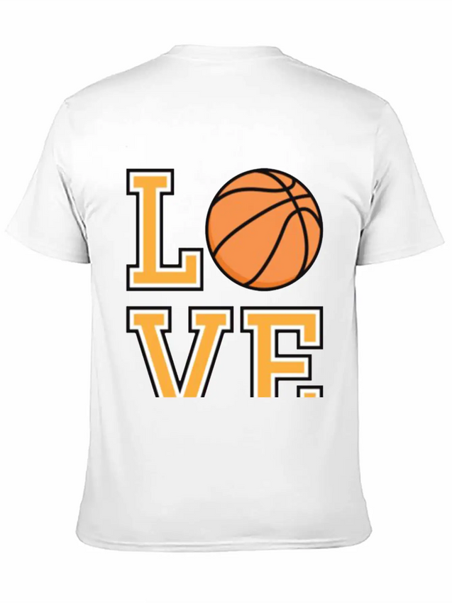 Basketball Love Lightweight Cotton T-Shirt – Daily Comfort Graphic Shirt