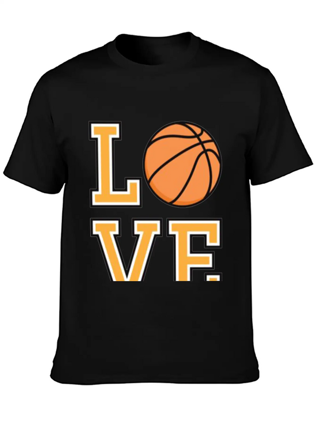 Basketball Love Lightweight Cotton T-Shirt – Daily Comfort Graphic Shirt