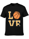 Basketball Love Lightweight Cotton T-Shirt – Daily Comfort Graphic Shirt