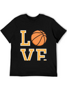 Basketball Love Lightweight Cotton T-Shirt – Daily Comfort Graphic Shirt