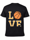 Basketball Love Lightweight Cotton T-Shirt – Daily Comfort Graphic Shirt