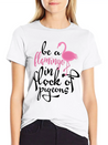 Be A Hamingo In Rock Of Pigeon Lightweight Cotton T-Shirt – Daily Comfort Graphic Shirt
