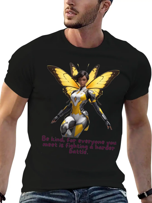 Be Kind Lightweight Cotton T-Shirt – Daily Comfort Graphic Shirt
